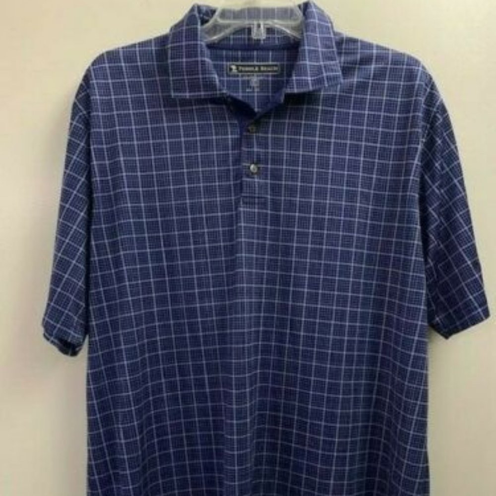 Pebble Beach Golf Course Dri Fit Polo Golf Shirt